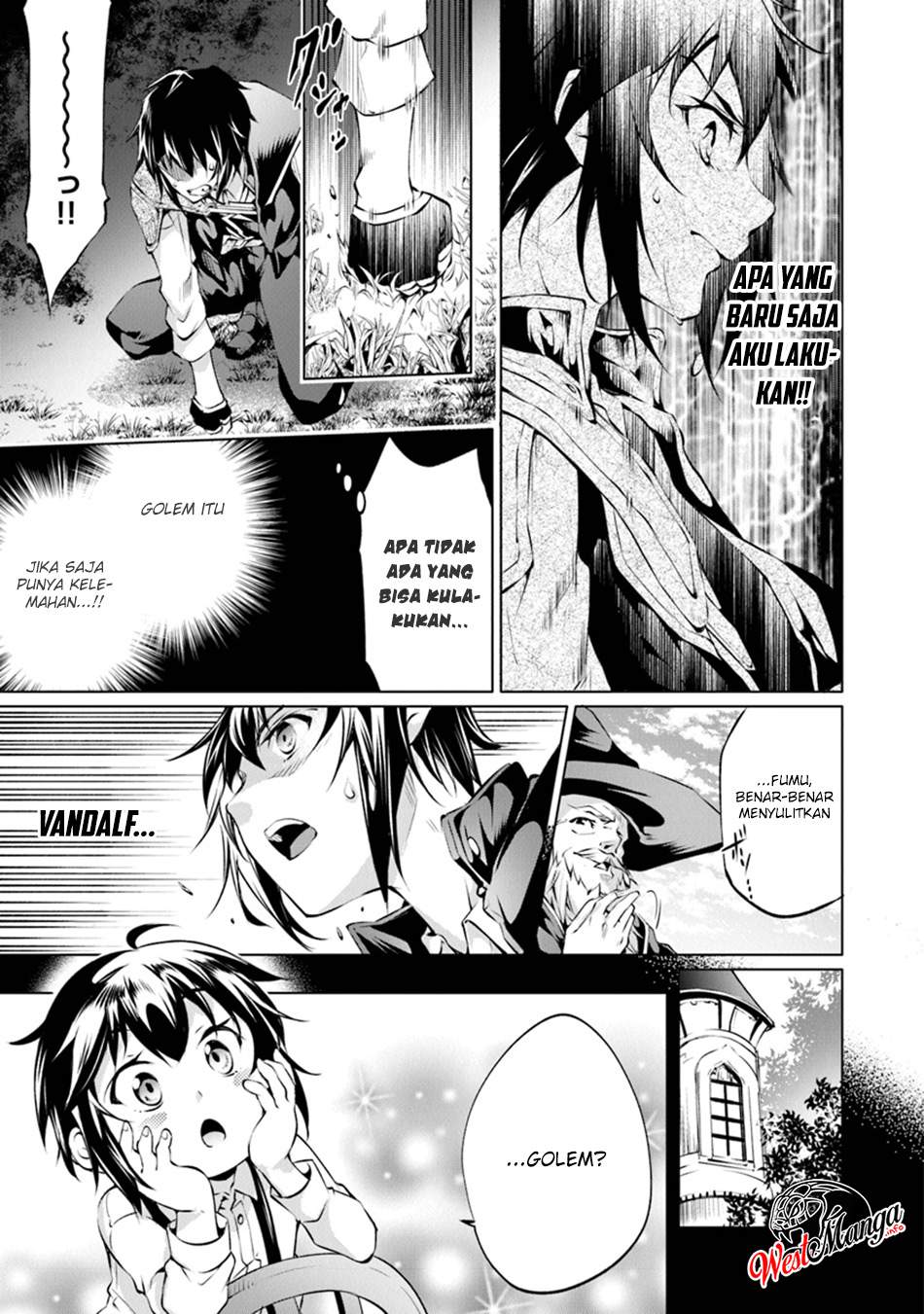 Kamigami ni Sodaterare Shimo no, Saikyou to Naru Chapter 05.2 Bahasa Indonesia